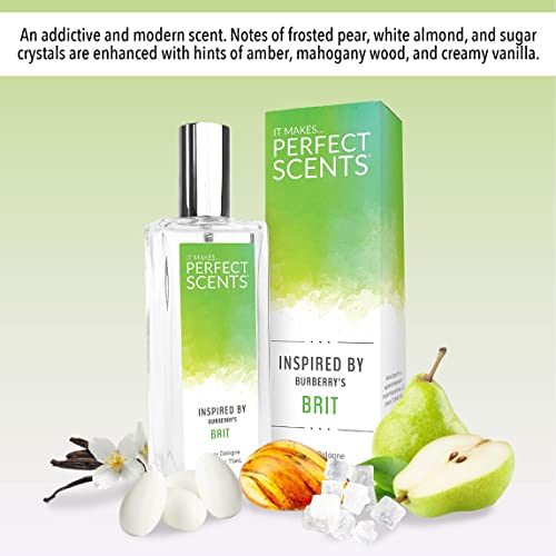 Perfect Scents Fragrances | Inspired by Burberry Brit | Women’s Eau de Toilette | Vegan, Paraben Free | Never Tested on Animals | 2.5 Fluid Ounces