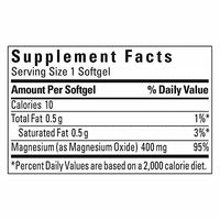 Nature Made Extra Strength Magnesium 400 mg., 180 Softgels