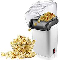 1200W Electric Popcorn Maker Hot Air Popcorn Machine 3 Minutes Fast Healthy And Fat-Free Popcorn Popper, 98% Popping Rate for Home, Party, Cinema Kids, Friends,White