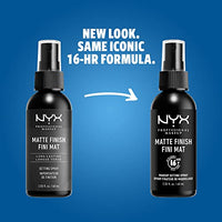 NYX PROFESSIONAL MAKEUP Makeup Setting Spray - Matte Finish, Long-Lasting Vegan Formula (Packaging May Vary)