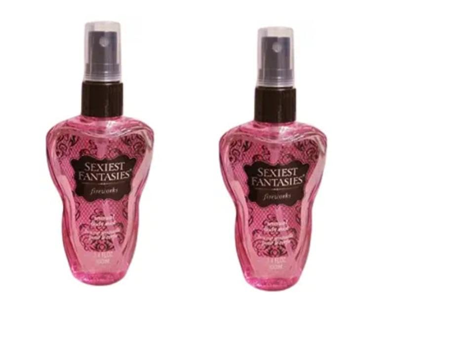 2 Count Sexiest Fantasies Sensual Body Mist Fireworks 3.4oz/ 100ml