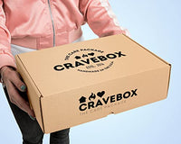 CRAVEBOX Snack Box (55 Count) Valentines Variety Pack Care Package Gift Basket Adult Kid Guy Girl Women Men Birthday College Student Office School