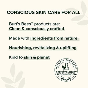 Burt's Bees Christmas Gifts, 5 Stocking Stuffers Products, Everyday Essentials Set - Original Beeswax Lip Balm, Deep Cleansing Cream, Hand Salve, Body Lotion & Coconut Foot Cream, Travel Size