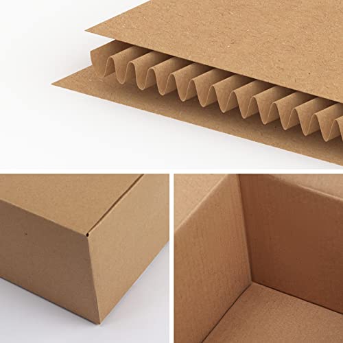 Edenseelake 40 Pack 6x4x4 inches Shipping Boxes Small Cardboard Boxes, Brown