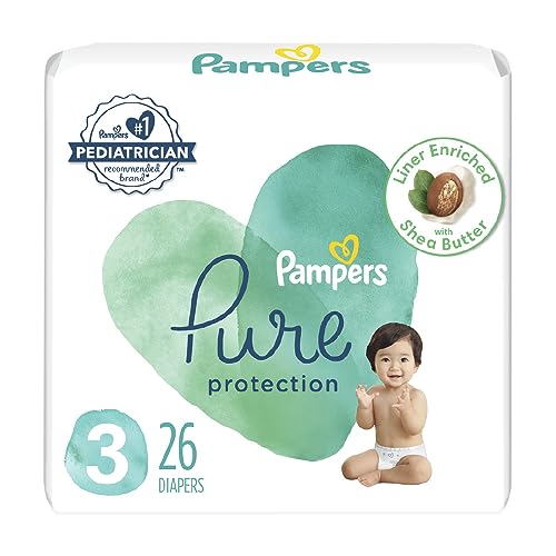 Pampers Pure Protection Diapers Size 3, 26 count - Disposable Diapers