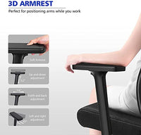 Ergonomic Computer Desk Chairs - Mesh Home Office Desk Chairs with Lumbar Support & 3D Adjustable Armrests (High Back)