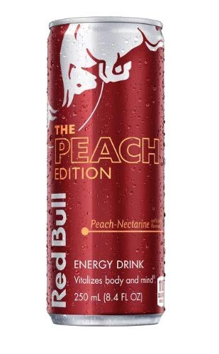 Red Bull Editions Variety Pack,8.4fl.oz. (Pack of 24) : Red, Yellow, Blue, Peach, Original, Coconut_AB