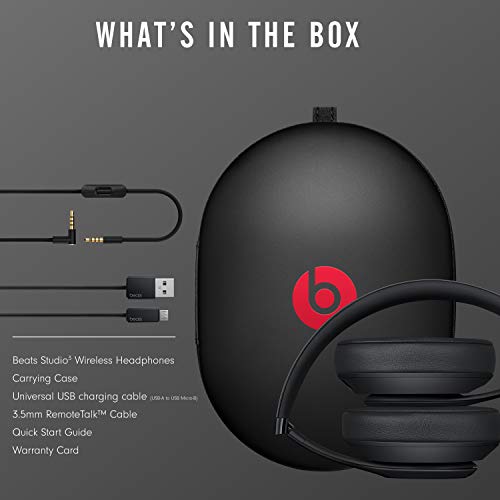 Beats Studio3 Over-Ear Bluetooth Wireless Headphones - popular Matte Black