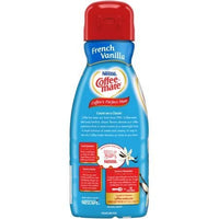 Coffee-Mate Liquid Coffee Creamer - Two (2) 32Fl oz Bottles of Smooth and Creamy, Coffee Creamer plus One Authentic CureCor Collective Sticker! (French Vanilla)