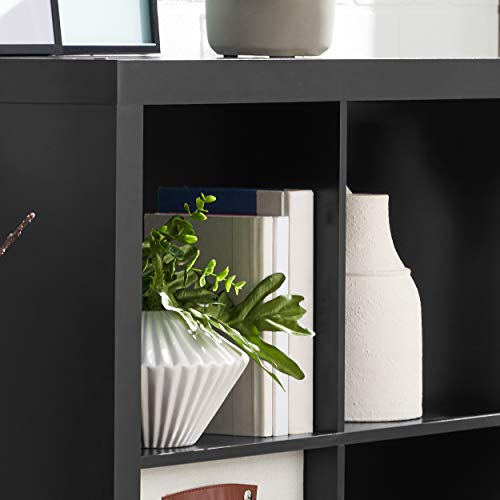 Better Homes and Gardens.. Bookshelf Square Storage Cabinet 4-Cube Organizer (Weathered) (White, 4-Cube) (Solid Black, 6-Cube)