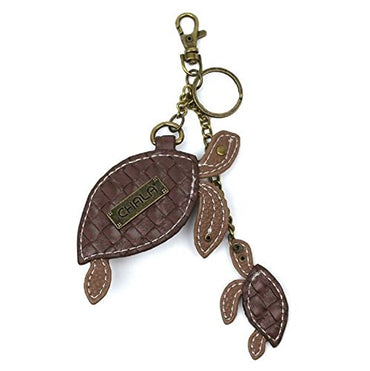 Chala Key Fob "Sea Turtle with Baby Turtle"