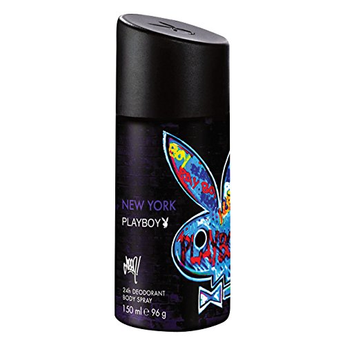 Playboy Male Body Spray, NYC, 4 Fluid Ounce