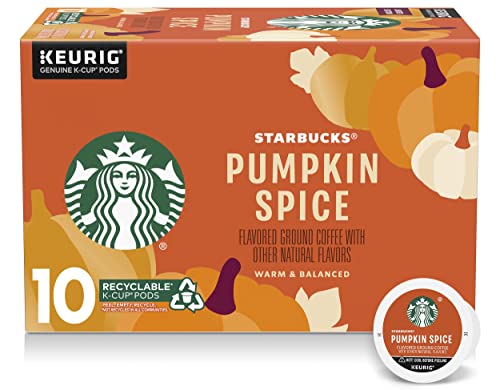 Starbucks Coffee Company Limited Edition Flavored Coffee K-Cups, Pumpkin Spice, 10 CT (Pack of 2)