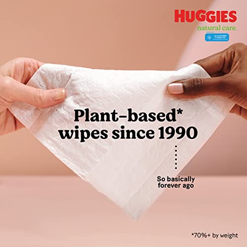 Huggies Natural Care Refreshing Baby Wipes, Hypoallergenic, Scented, 10 Flip-Top Packs (560 Wipes Total), Packaging May Vary