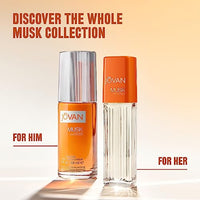 Jovan Musk Eau de Cologne Spray, Sexy Cologne for Women, Vegan Formula, 2.0oz