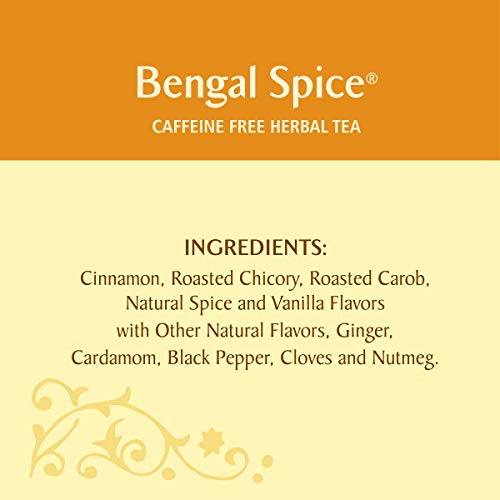 Celestial Seasonings Herbal Tea, Bengal Spice, Caffeine Free, 20 tea bags (Pack of 6)