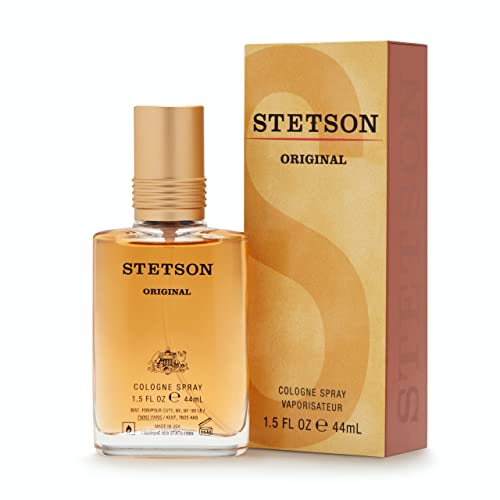 Stetson Original by Scent Beauty - Cologne for Men - Classic, Woody and Masculine Aroma with Fragrance Notes of Citrus, Patchouli, and Tonka Bean - 1.5 Fl Oz