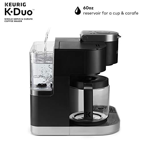 Keurig K-Duo Single Serve K-Cup Pod & Carafe Coffee Maker, Black