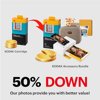 KODAK Dock Plus 4PASS Instant Photo Printer (4x6 inches) + 90 Sheets Bundle