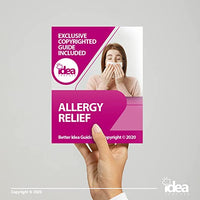 Kirkland Signature Allergy Medicine 25 mg, 600 Ct Bundle with Exclusive "Allergy Relief" - Better Idea Guide (2 Items)