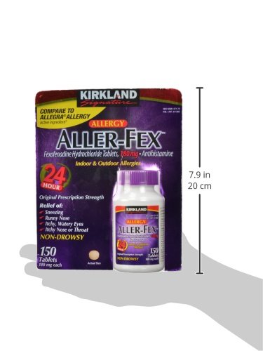 Kirkland Signature Aller-Fex , 180 mg 150 Tablets