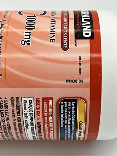 Kirkland Signature Vitamin C, 1000mg, 500 Tabs