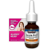 Kirkland Signature Aller-Flo Fluticasone Propionate (Glucocorticoid) 50 mcg, Nasal Allergy Spray (1 Bottle 144 Metered Sprays) Bundle with Exclusive "Allergy Relief" - Better Idea Guide