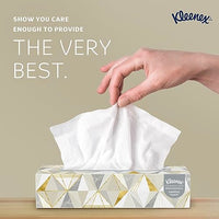 Kleenex Professional Facial Tissue for Business (03076), Flat 12 Boxes / Convenience Case, 125 Tissues / Box, 1,500 Tissues / Case, White