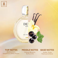 Liberty Luxury Dusk Perfume Spray for Women (100ml/3.4Oz), Eau De Parfum (EDP), Designed in France, Long Lasting Smell, Fruity Notes.