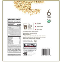 Kirkland Signature Oat Organic Non-Dairy Beverage - Made With Rolled Oats - 2g Rolled Oats in Every Serving - Ready Set Gourmet Donate a Meal Program - 2 Pack (192 Fl oz. Each)