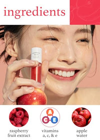 NOONI Korean Lip Oil - Appleberry | Lip Stain, Gift, Moisturizing, Revitalizing, and Tinting for Dry Lips with Raspberry Fruit Extract, Holiday, Christmas Gift, 0.12 Fl Oz, Stocking Stuffers