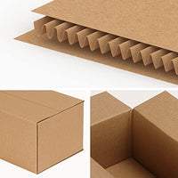 Edenseelake 40 Pack 6x4x3 inches Shipping Boxes Small Cardboard Boxes for Packing, Moving, Mailing, Brown