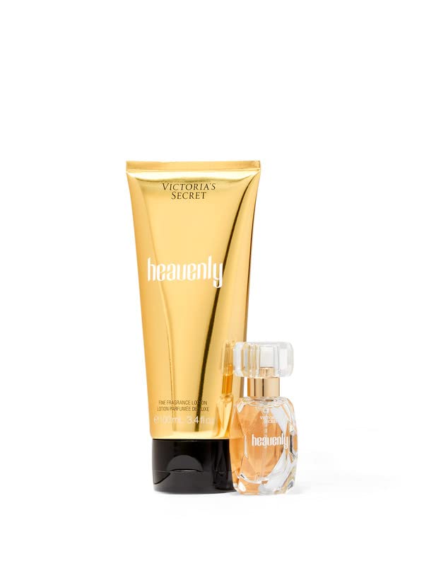 Victoria's Secret Heavenly Mini Fragrance Duo Gift Set: Mini Eau de Parfum & Travel Lotion