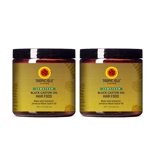 Jamaican Black Castor Oil Hair Food 118ml (2 Pack) | Gives Hydration and Moisturizing, Add Shine with Shea Butter, Strong Hair Roots and Scalp, Promote Hair Growth