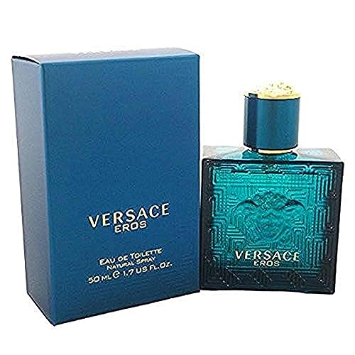 Versace Eros Eau de Toilette Spray for Men, 1.7 Ounce