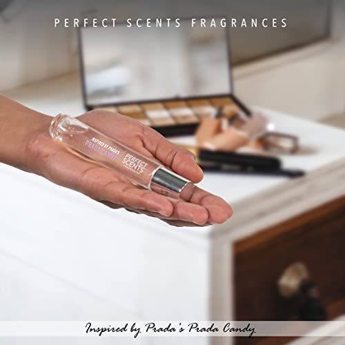 Perfect Scents Fragrances | Inspired by Prada's Prada Candy | Rollerball | Fragrance for Women | Vegan, Paraben Free | Never Tested on Animals | 0.34 Fl Oz