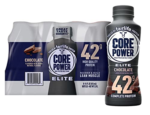 FAIRLIFE NUTRITION PLAN Core Power Elite 42g. Protein Shake, Chocolate - Liquid (14 fl. oz, 8 pk.)