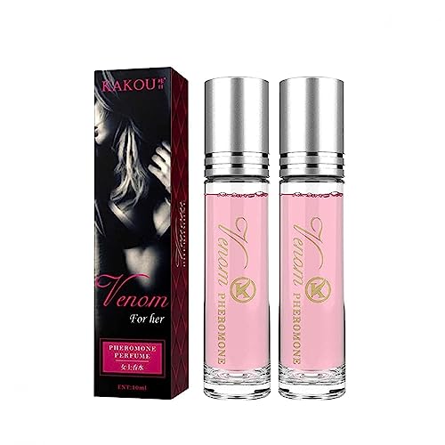 masatow Women Pheromone Perfume - Long-lasting and Addictive Personal Roll-on Pheromone Perfume Oil Fragrance - Cologne for Women to Attract Men (Pack of 2)