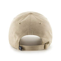 MLB New York Yankees Men's '47 Brand Clean Up Cap, Khaki, One-Size