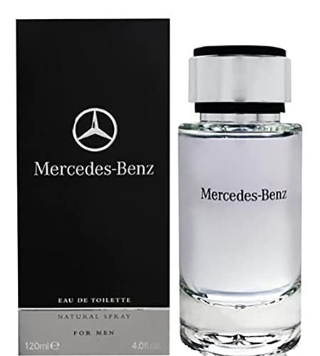 Mercedes-Benz For Men - Elegant Fragrance With Woody, Sensual Musky Notes - Mesmerize The Senses With Original Luxury Eau De Toilette Spray - Endless Day Through Night Scent Payoff - 4 OZ