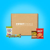 Snack Box Care Package (120 Count) Variety Snacks valentines day Gift Box - College Students,Back to school Military, Work or Home - Chips Cookies & Candy! Sweet Choice