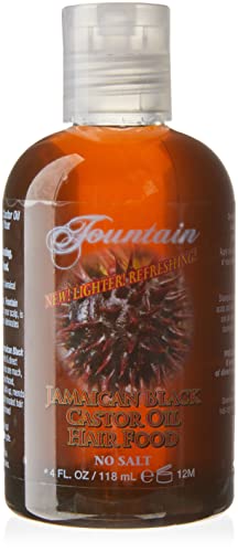 Fountain Jamaican Black Castor Oil Hair Food Dry Itchy Hair Bump Scalp Reversal Treatment 4 Ounces