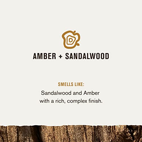 Every Man Jack Mens Amber + Sandalwood Body Set - Body Gift Set with Clean Ingredients & a Sandalwood, Amber, and Vetiver scent - Complete Routine with Body Wash, 2-in-1 Shampoo, Deodorant & Face Wash