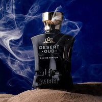 H HABIBI Desert Oud Arabian Fragrance for Men - Floral, Woody, Patchouli Cologne for Men - Warm, Sweet & Spicy Niche Eau de Parfum Men - Blended with Rare Exotic Notes