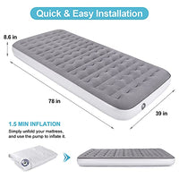 CAMULAND Air Mattress, Camping Inflatable Mattress Lightweight Inflatable Bed Air Mattress for Home, Travel, RV Tent and SUV Truck