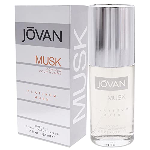 Jovan Jovan Platinum Musk Men EDC Spray 3 oz