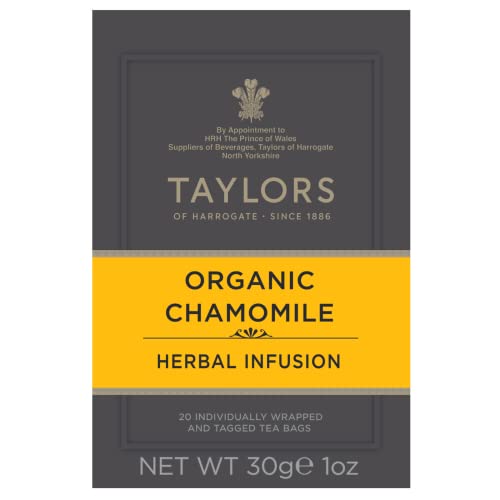 Taylors of Harrogate Organic Chamomile Herbal Tea, 20 Teabags