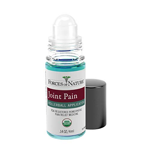 Forces of Nature -Natural, Organic Joint Pain Relief (4ml) Non GMO, No Harmful Chemicals -Alleviate Stiffness, Inflammation from Arthritis, Rheumatoid and Osteoarthritis, Increase Circulation