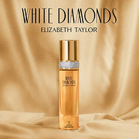 Elizabeth Taylor Body Powder for Women, Fragrance with Body Puff, White Diamonds, 2.6 Oz