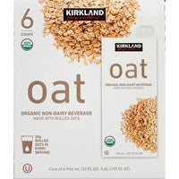 Kirkland Signature Oat Organic Non-Dairy Beverage - Made With Rolled Oats - 2g Rolled Oats in Every Serving - Ready Set Gourmet Donate a Meal Program - 2 Pack (192 Fl oz. Each)